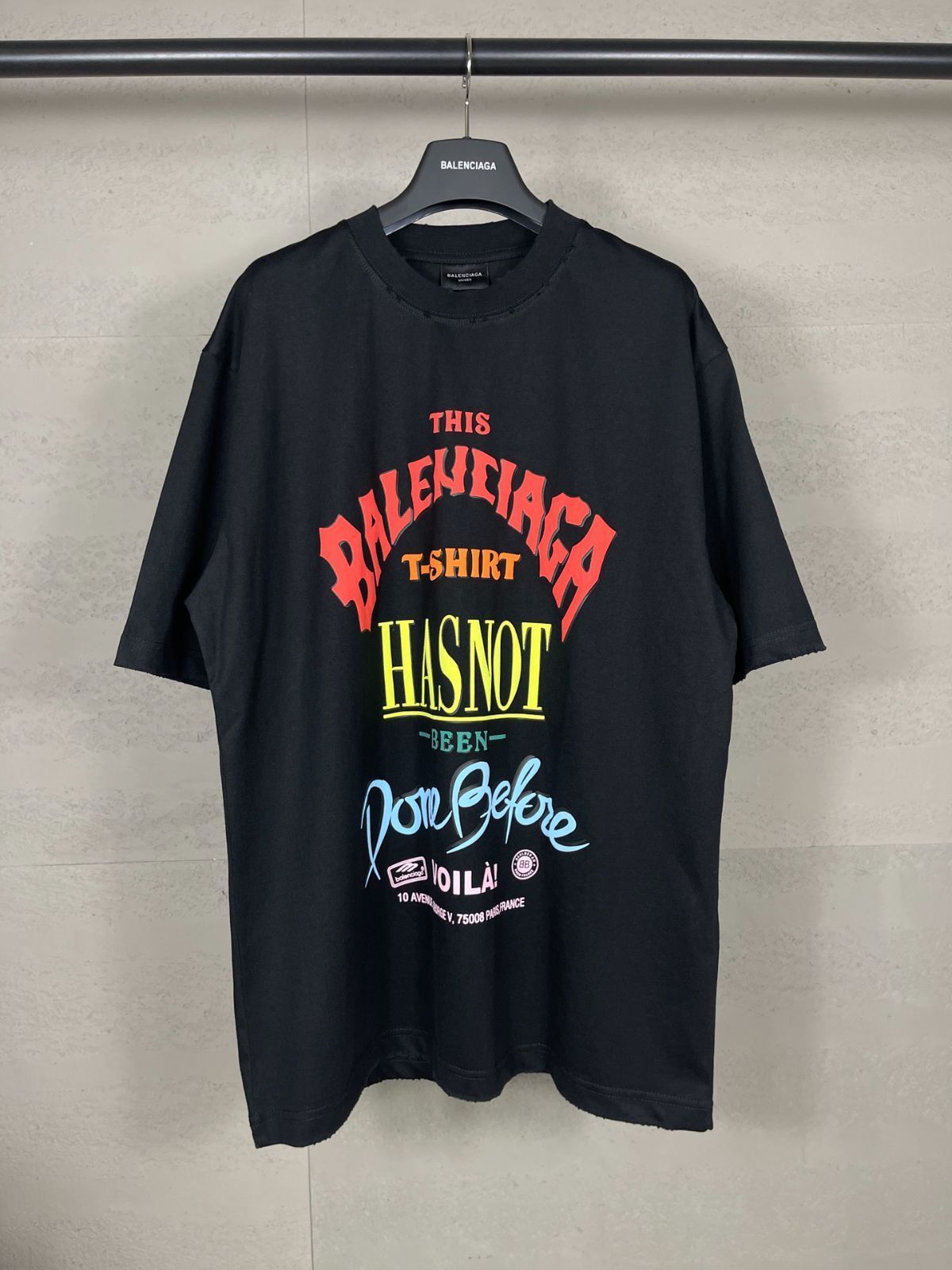 バレンシアガ BALENCIAGA プリント 半袖Tシャツya28