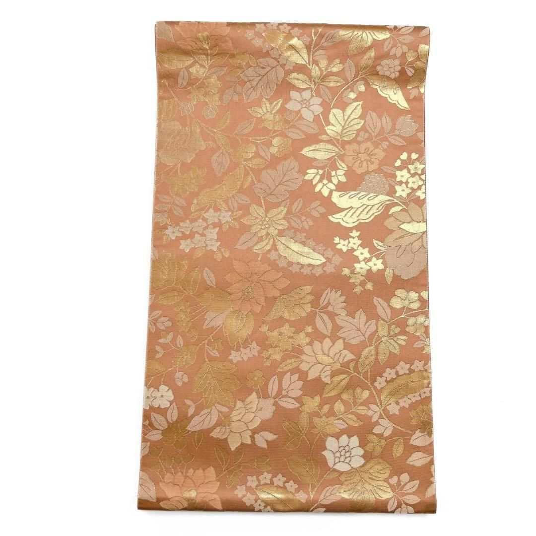 箔屋清兵衛　袋帯　花模様　唐花　小花　着物　035w 箔屋清兵衛 袋帯 花模様 唐花 小花 着物 035w - メルカリ
