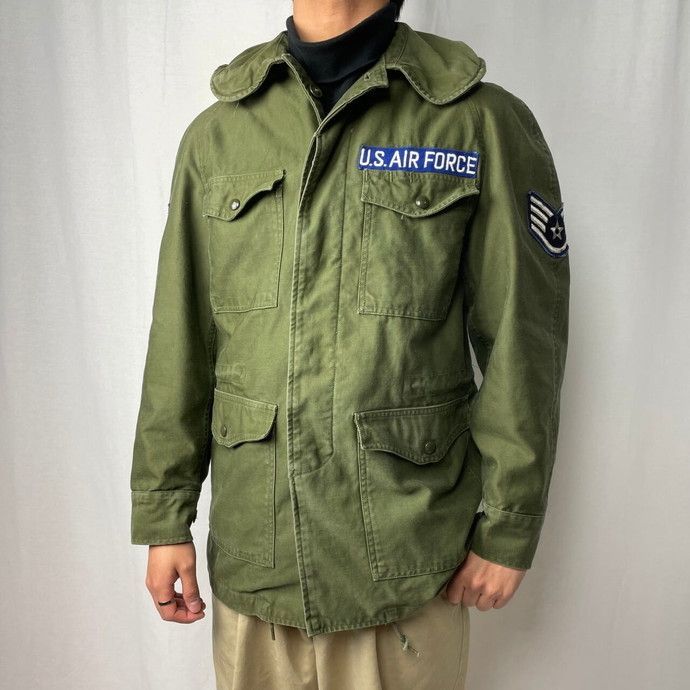 60年納品 60年代 黒タグ U.S.AIR FORCE 米軍実品 キャトルジャケット