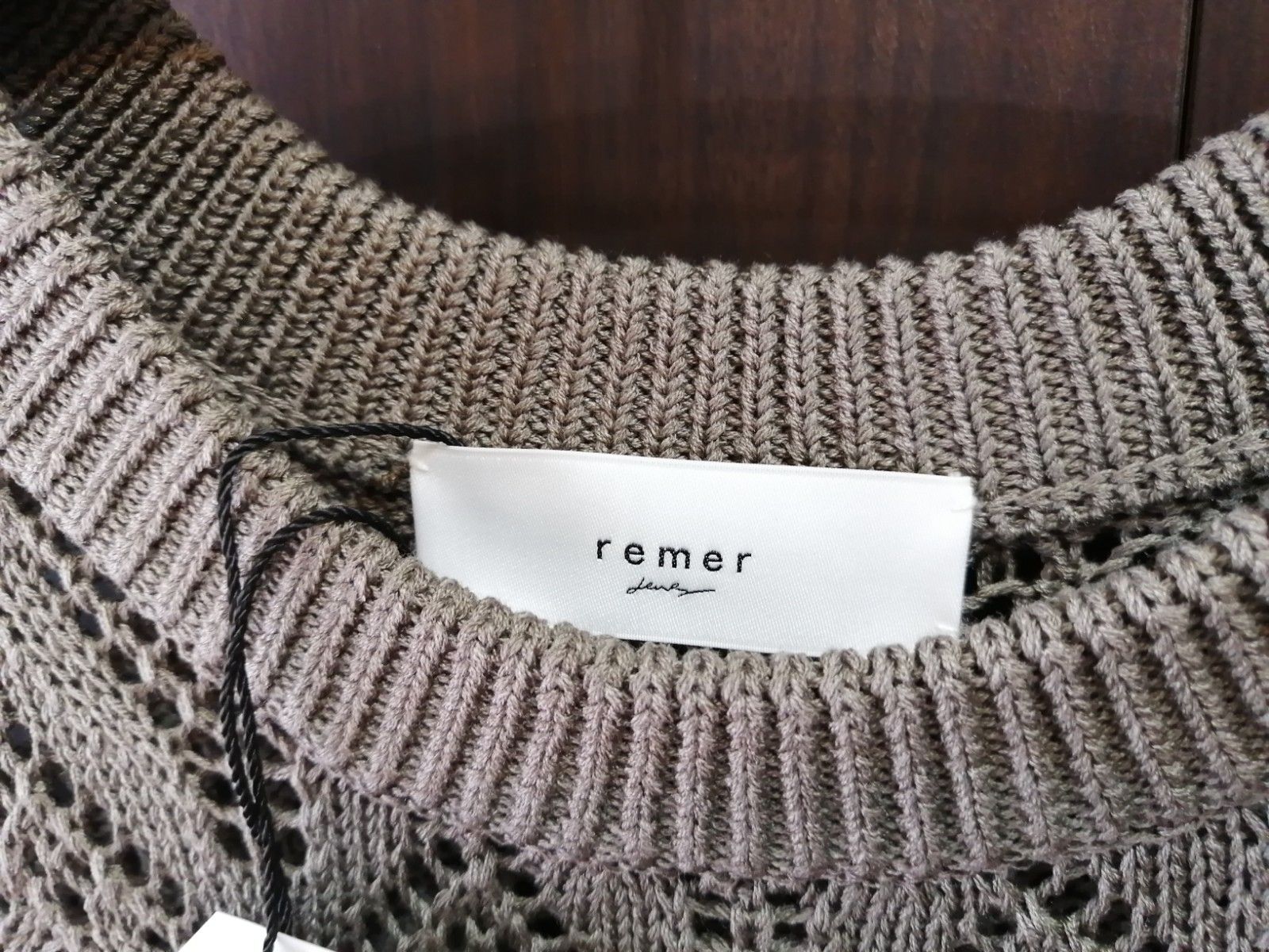 remer 透かし編み ニット size：M loose openwork over knit