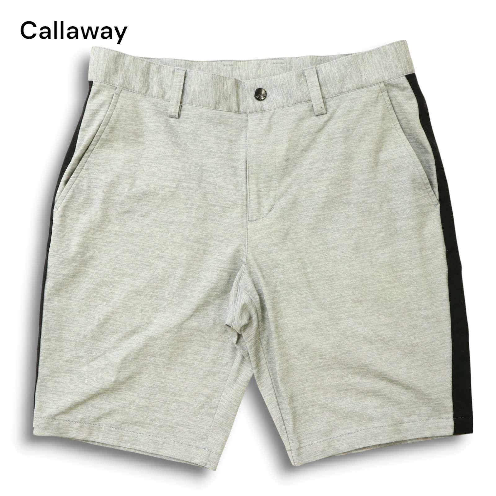 Callaway グレー ショートパンツ Callaway キャロウェイ ゴルフ 春夏☆ サイドライン スラックス