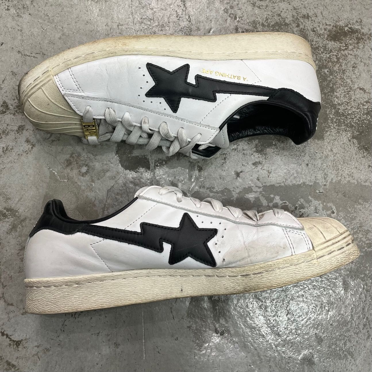 A BATHING APE adidas Originals Superstar 80s GZ8980 コラボ A BATHING APE adidas Originals Superstar 80s GZ8980 コラボ
