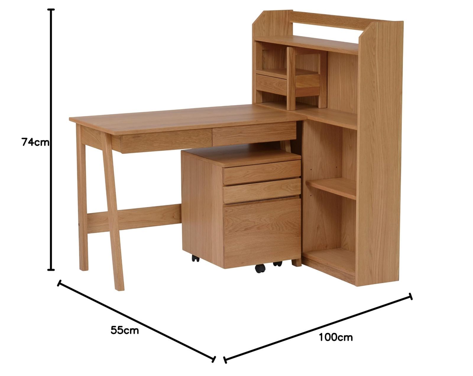 学習机 天然木製