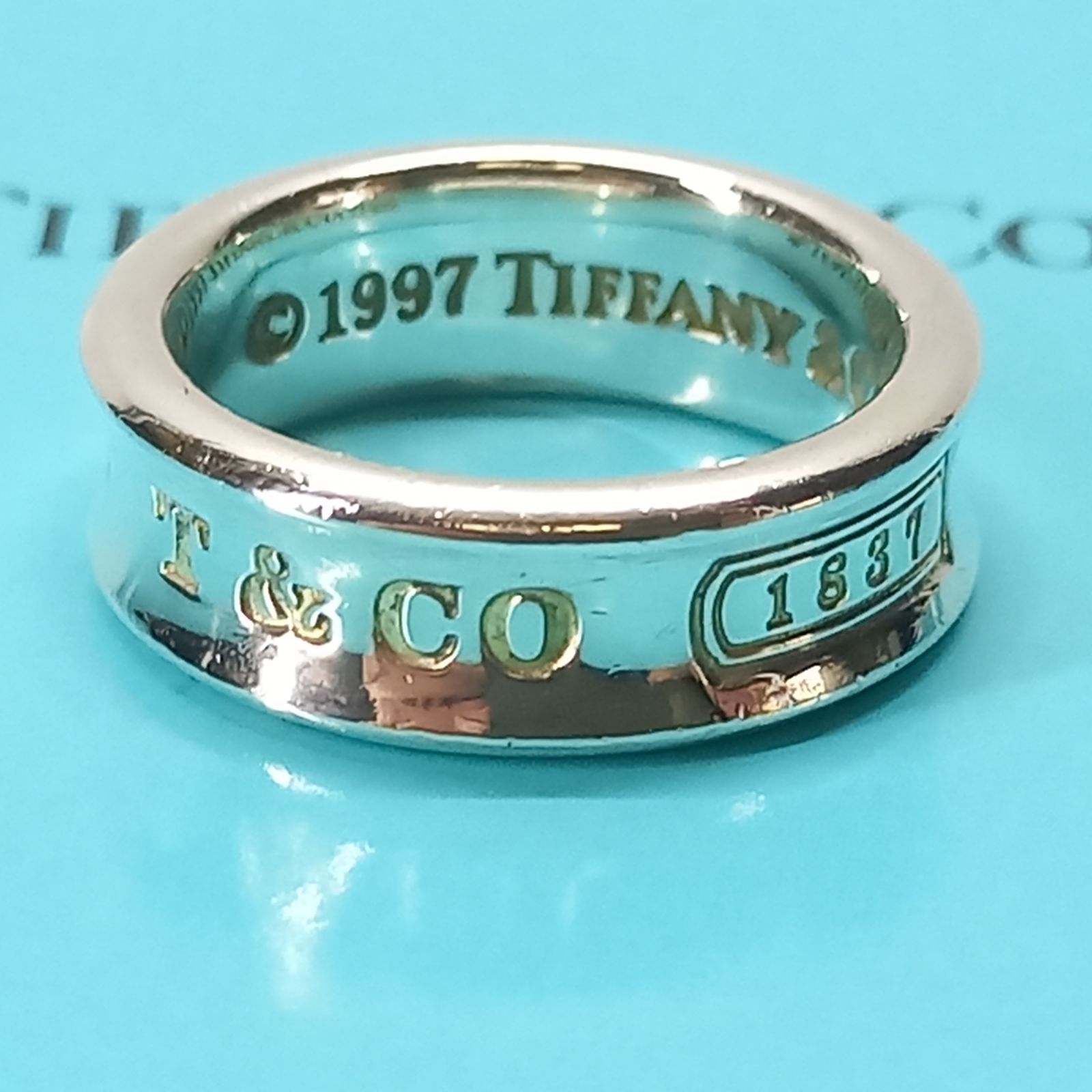 12号 7mm 1837 ナロー リング 925シルバー TIFFANY＆Co