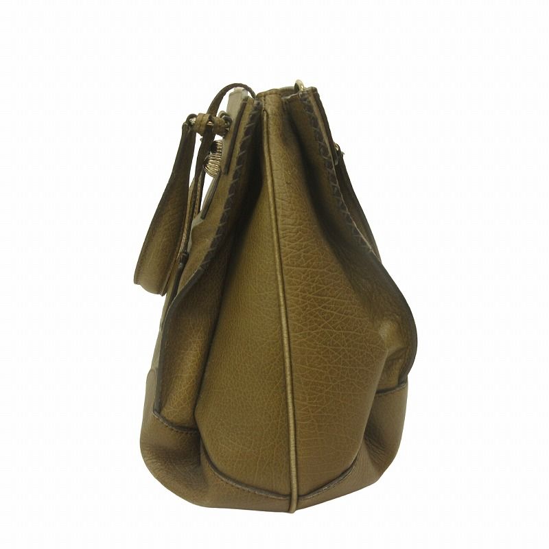 セリーヌ CELINE ハンドバッグ オルロフ レザー ブルー バッグ