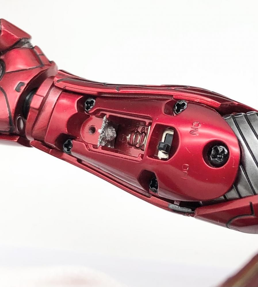 【中古】開封 ホットトイズ アベンジャーズ/エイジ･オブ･ウルトロン ムービー･マスターピースDIECAST 1/6 MM#300D11 アイアンマン･マーク45[17]