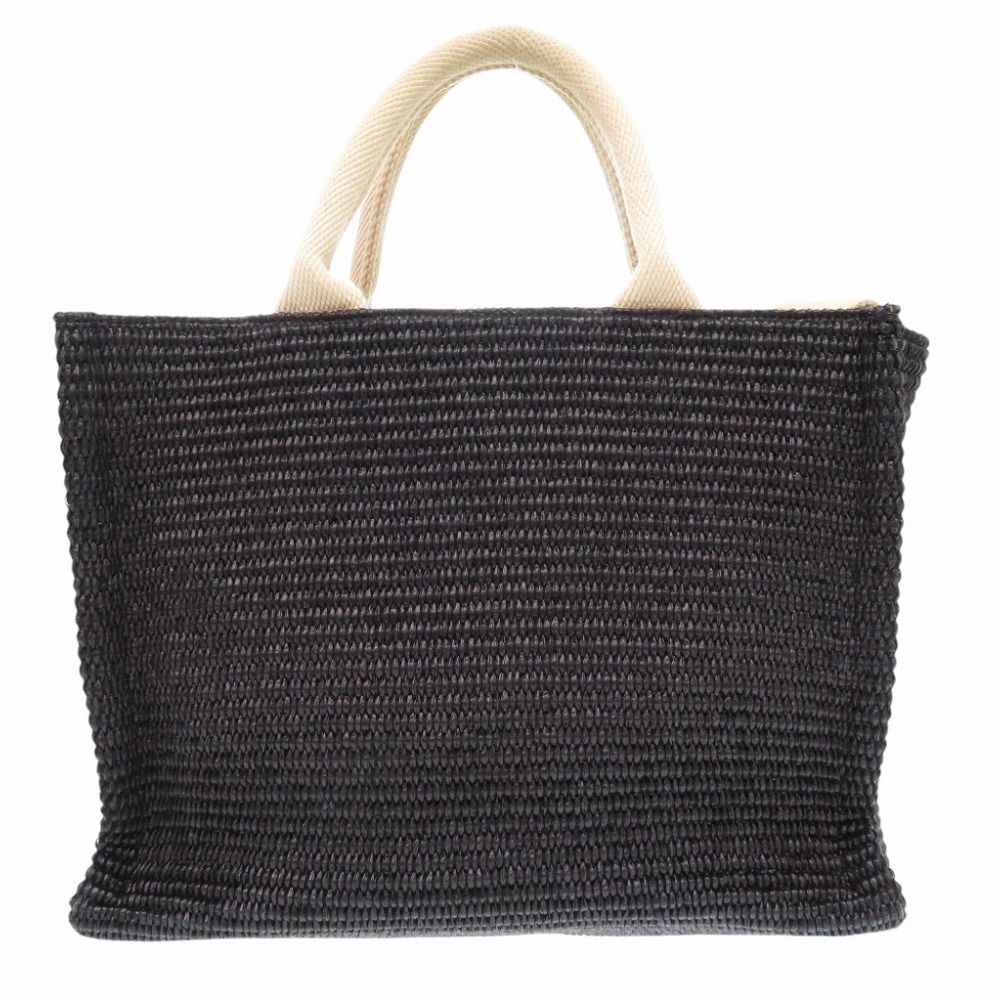 ✨美品✨　MARNI マルニ ラフィア2WAYショルダーバッグ 美品 マルニ 2way ショルダー トートバッグ ラフィア ブラック