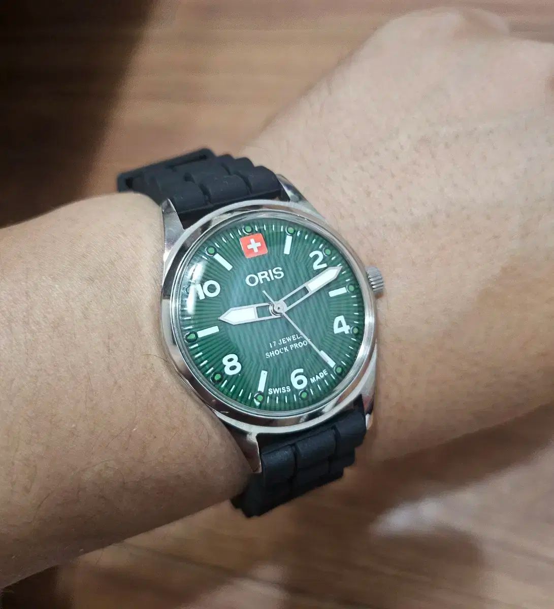 1本限定】【希少なグリーン】 ORIS オリス ヴィンテージ 手巻き時計