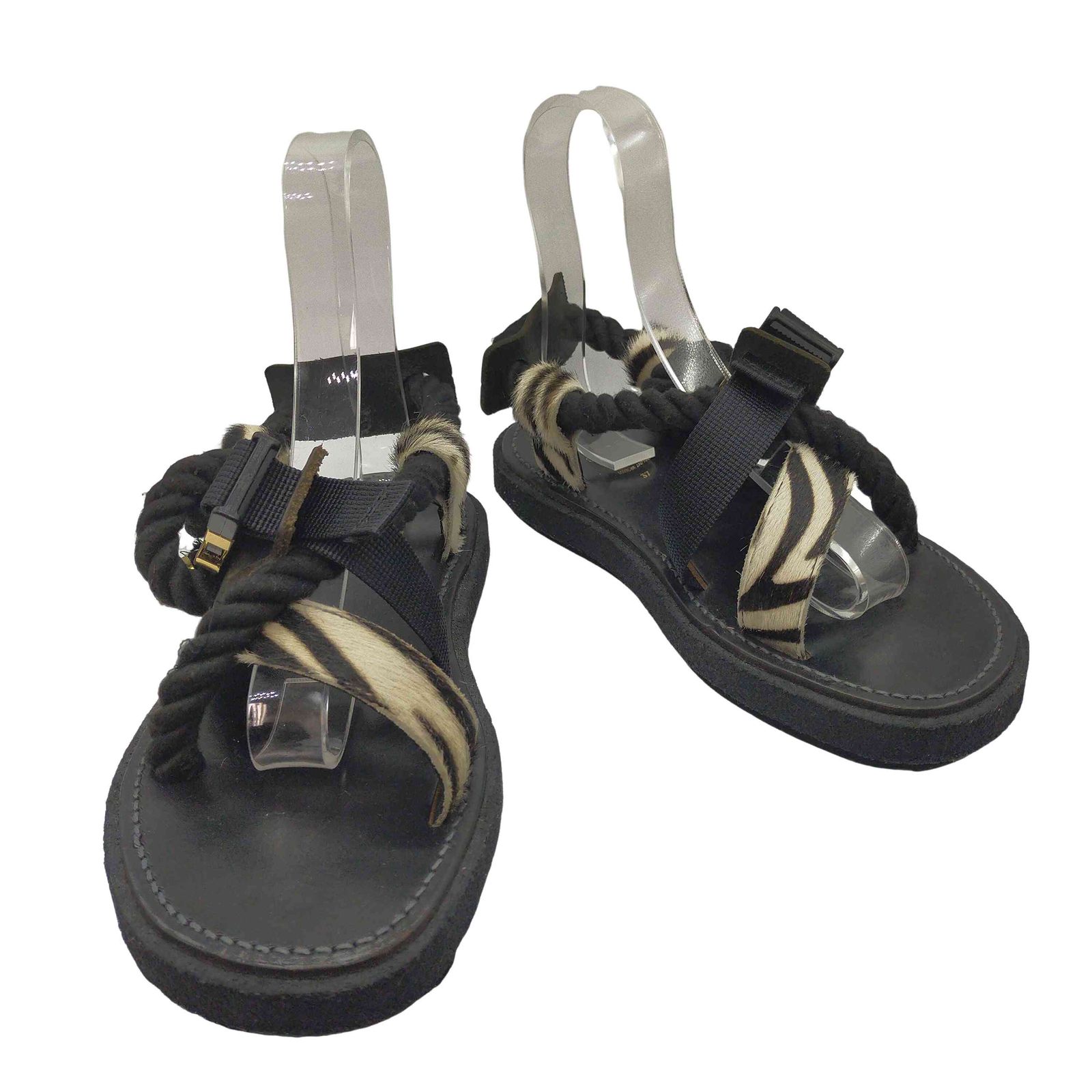 sacai サカイ 20SS ロープサンダル Vibram レザー サンダル サカイ Sacai 20SS ロープサンダル Vibram ソール レザー