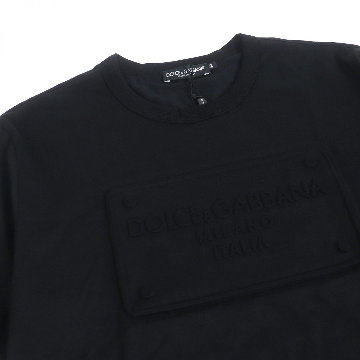 未使用品□22AW 黒タグ DOLCE＆GABBANA/ドルチェ＆ガッバーナ エンボス