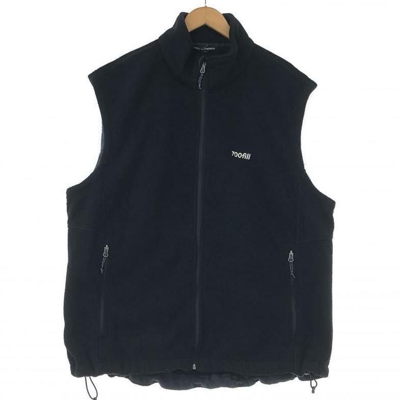 中古】PORT AUTHORITY フリースベスト 2XL ブラック ポート 