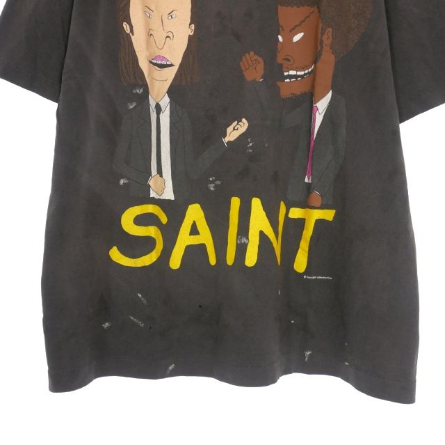 セントマイケル SAINTMICHAEL 25SS RAPTURE SS TEE Tシャツ カットソー 半袖 L ブラック 黒 SM-HR8-0000-015