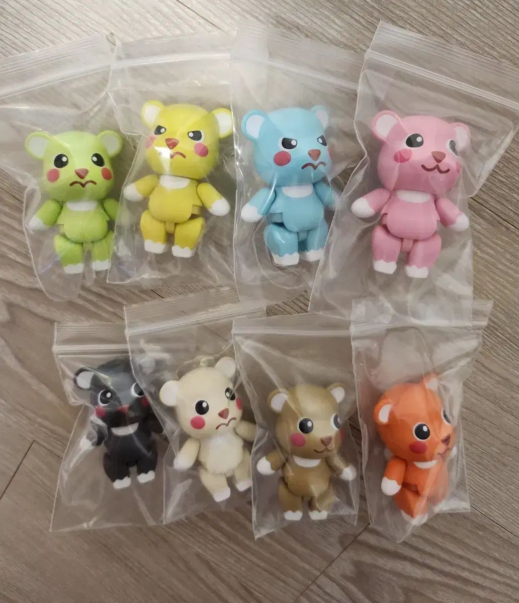 ポストファット/ポストペット キューブリック フィギュア セット