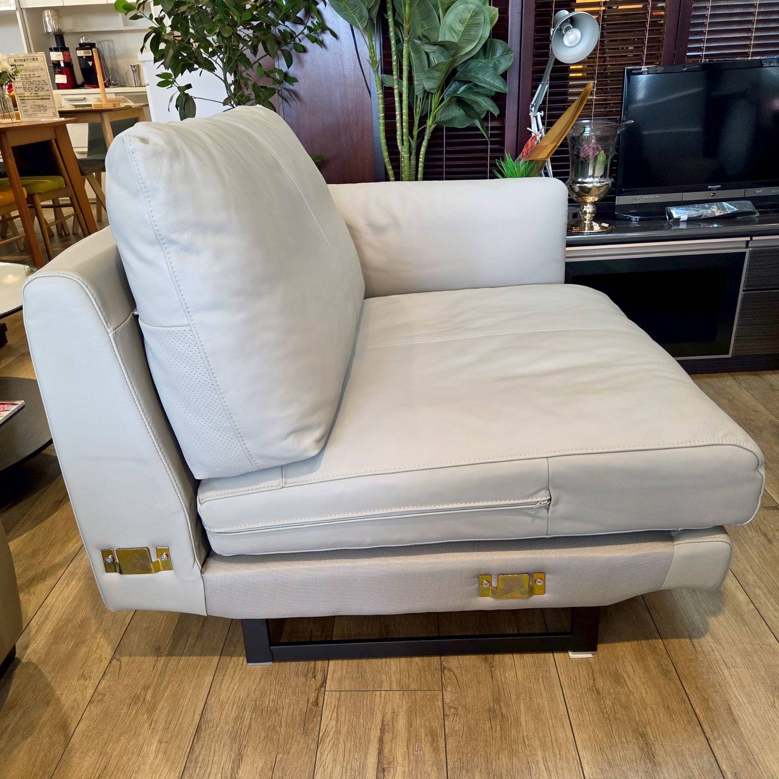 IDC OTSUKA カウチソファ 向かって左カウチ「L／S STYLISH-68 エルエス