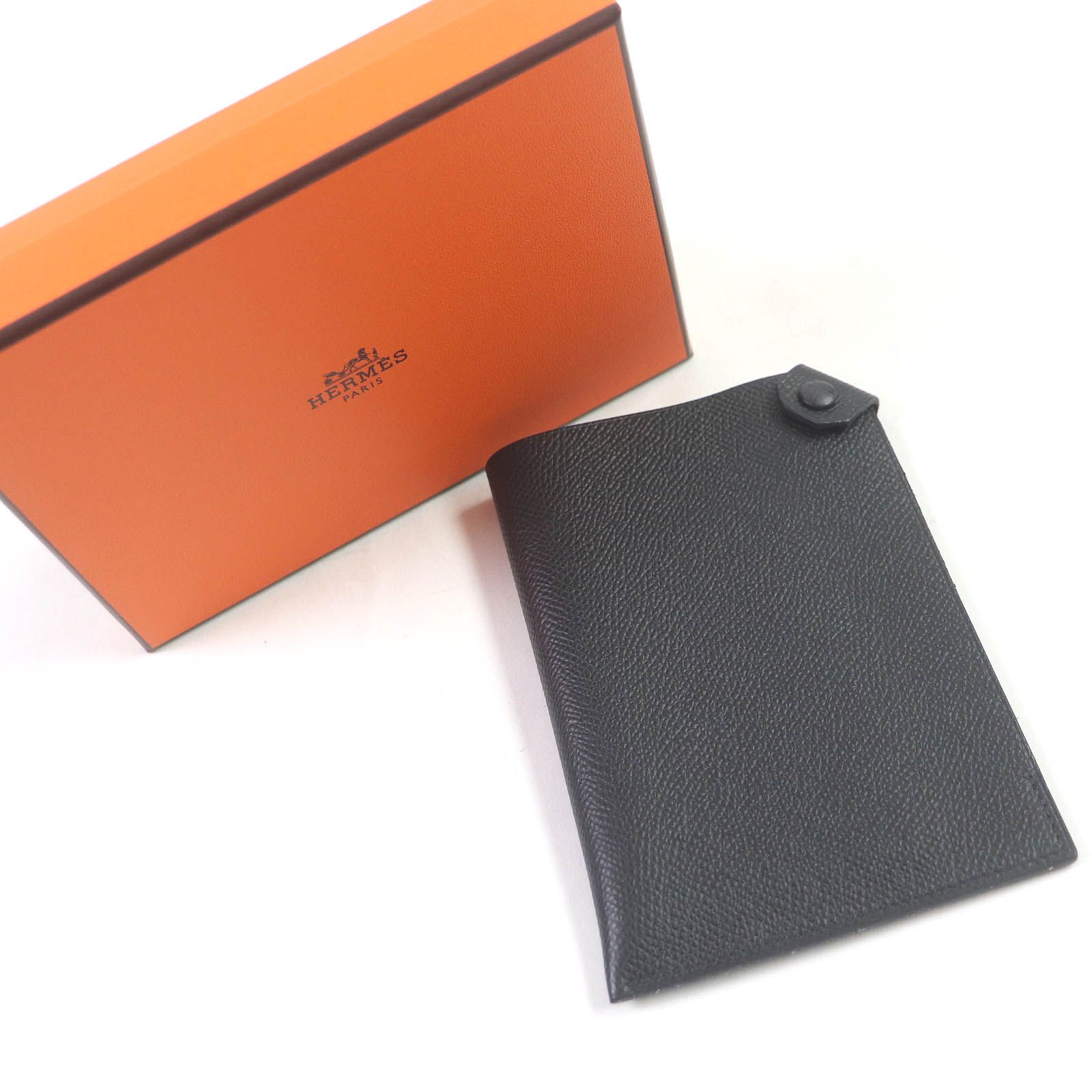 未使用級✨HERMES エルメス パスポートケース ターマックPM ブラック レビュー】エルメス「パスポートケース ターマック（Tarmac