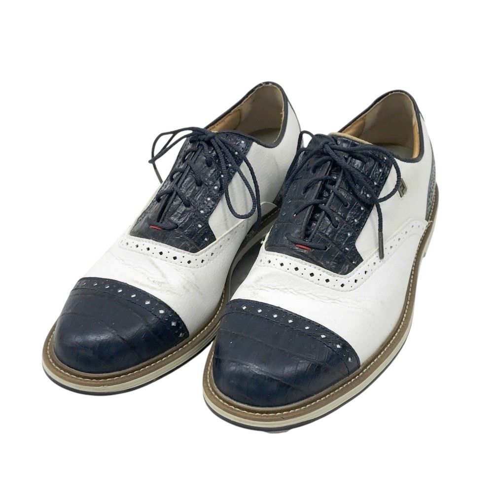 FOOT JOY フットジョイ 53929J ゴルフシューズ プレミア ターロウ ホワイト系 25.5 240101549066 ゴルフウェア メンズ ストスト
