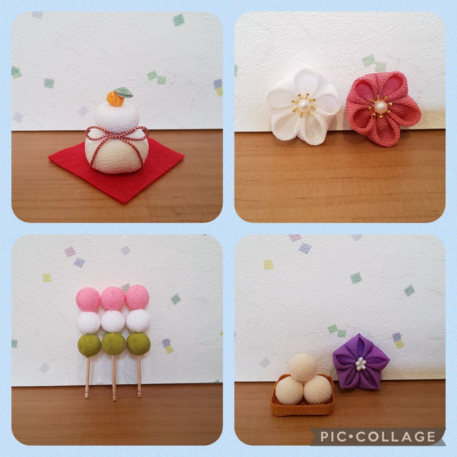 ≪専用≫つまみ細工 うさぎの季節飾り 節分&ハロウィン+小物