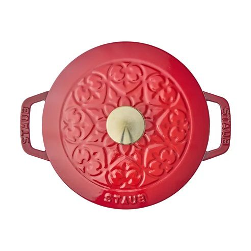 ストウブ Wa-NABE フレンチオーブン リリー 16cm お買い得品 チェリー