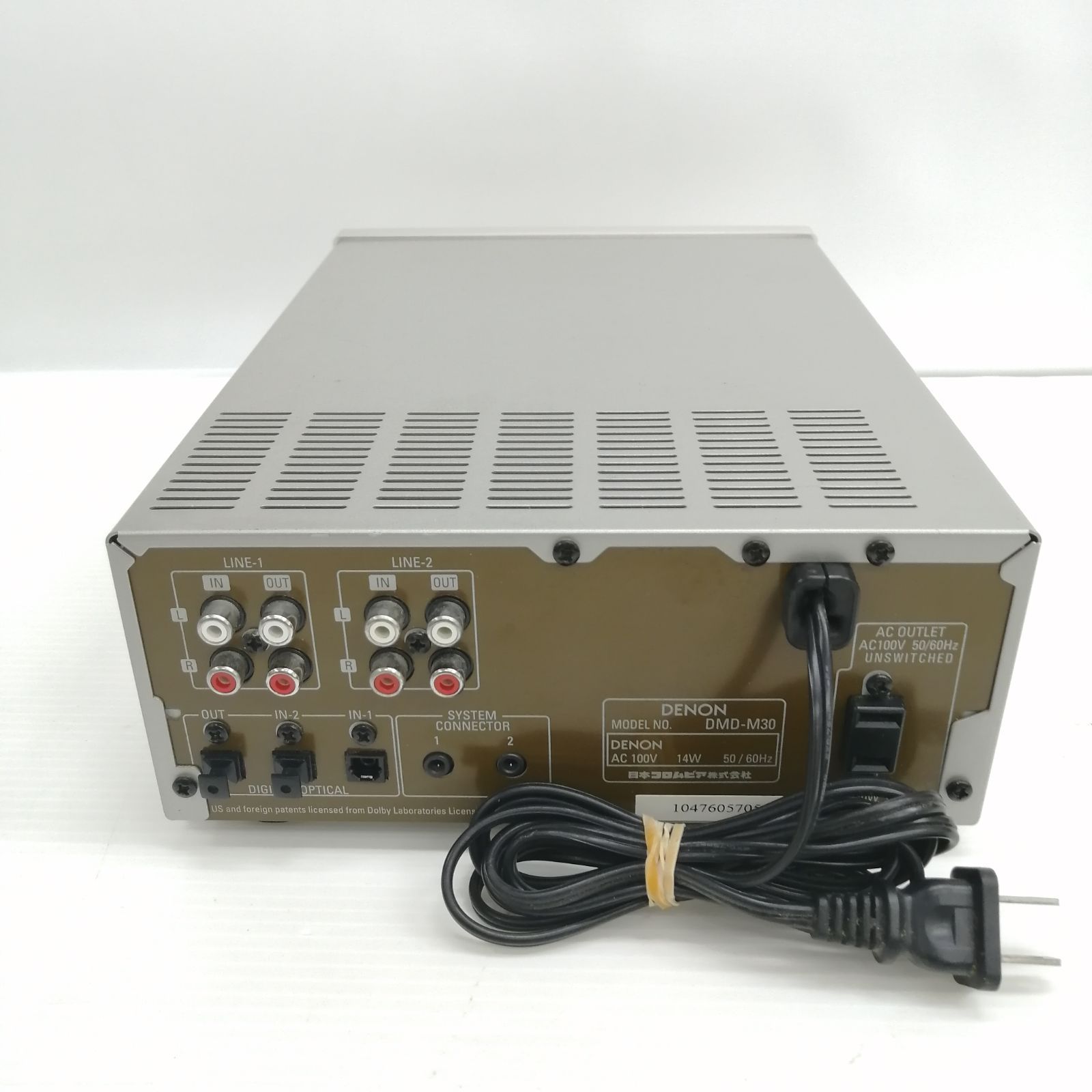 DENON DMD-M30 MDデッキ ミニディスクプレーヤ/レコーダー 完動品