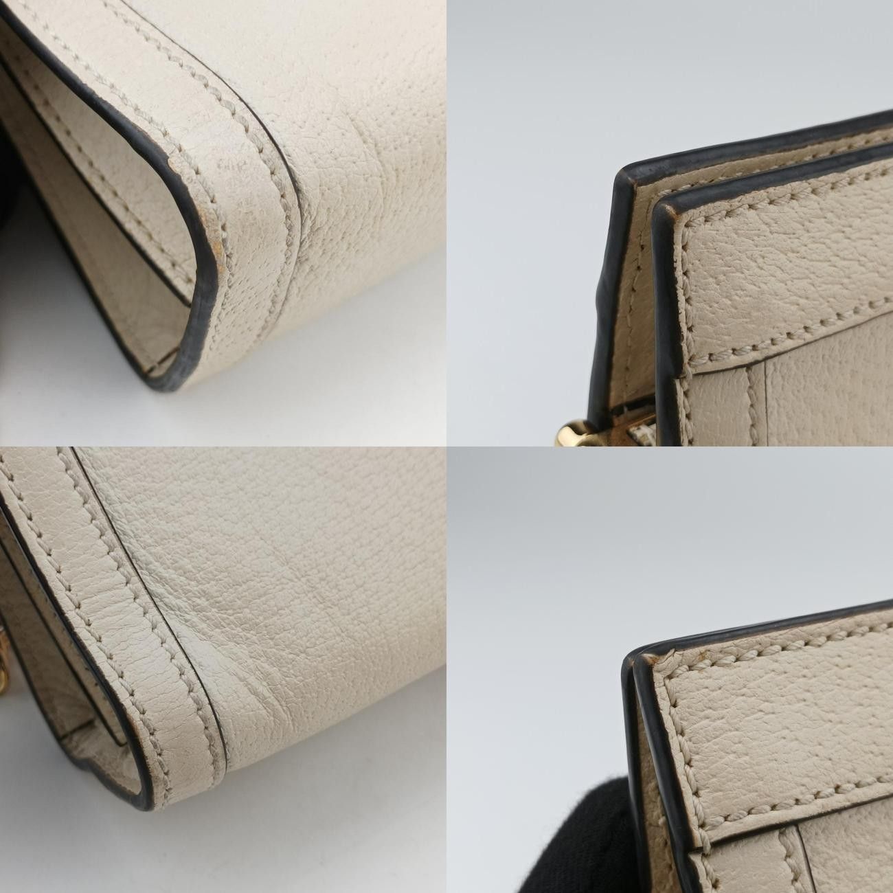 グッチGucciオフィディアホワイト×ブラック×レッドレザー