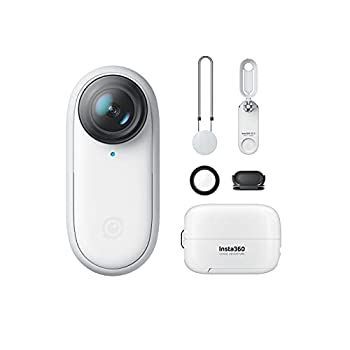 Insta360 GO 2 小型アクションカメラ 重さ27グラム 4メートル防水 手ブレ補正 ハンズフリー POV撮影 1 2.3インチセンサー 充電ケースとマウント