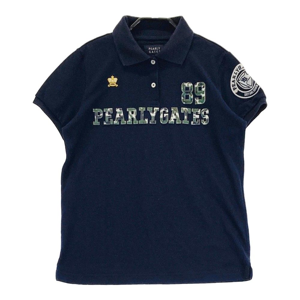 サイズ：0 PEARLY GATES パーリーゲイツ 半袖ポロシャツ ニコちゃん
