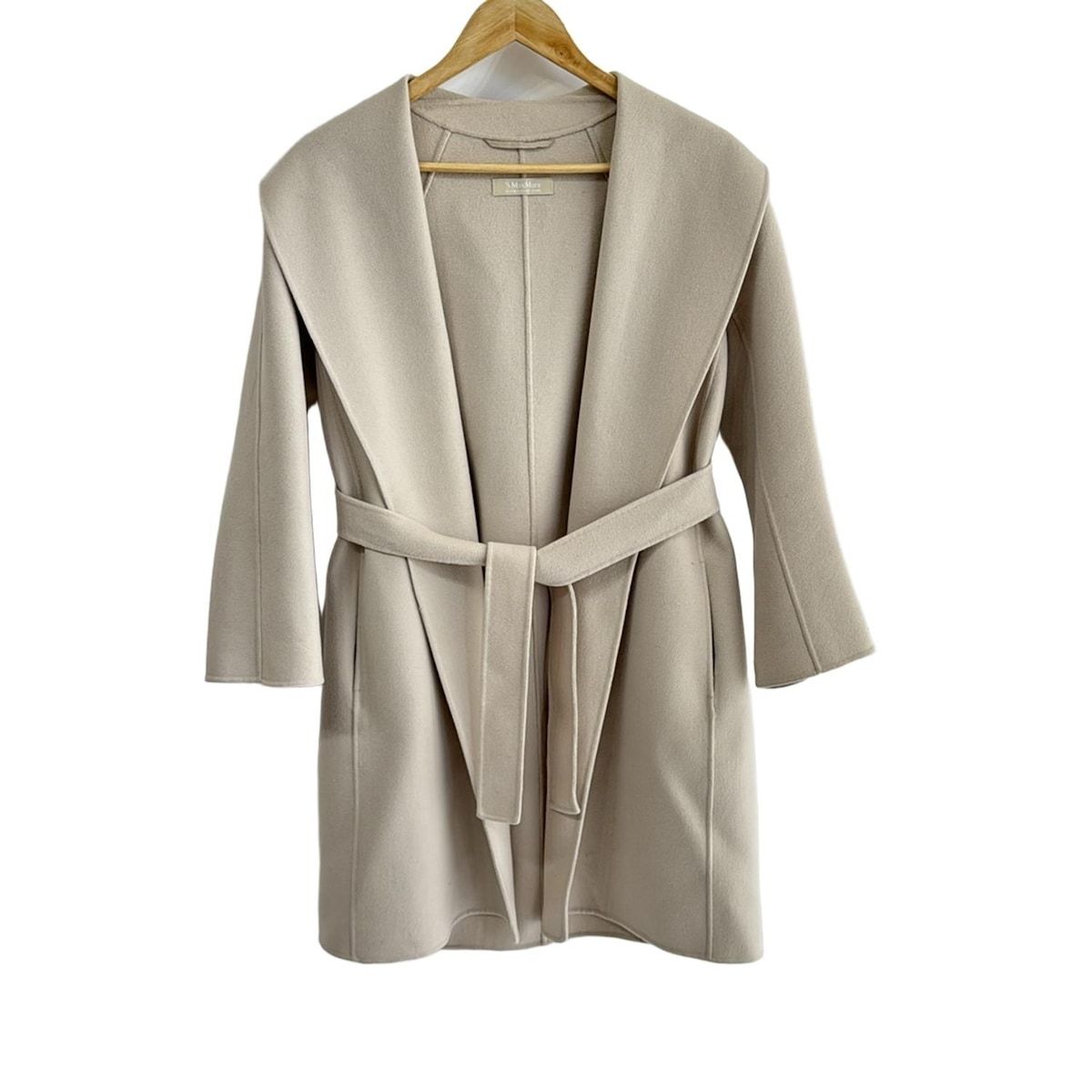 S Max Mara マックスマーラ コート サイズI38 レディース - 90810171 ベージュ 七分袖|冬