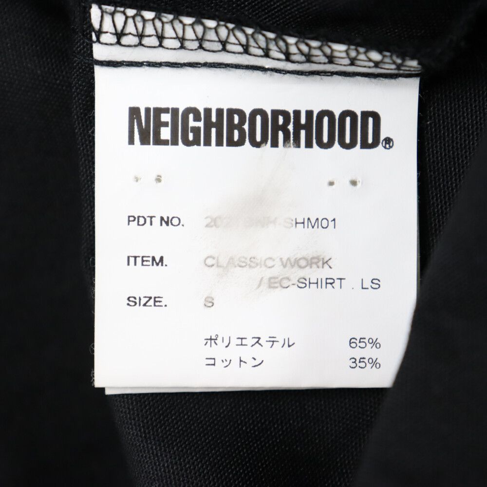 NEIGHBORHOOD (ネイバーフッド) 20AW CLASSIC WORK SHIRT EC-SHIRT LS クラシックワーク長袖シャツ  202TSNH-SHM01 ブラック - メルカリ