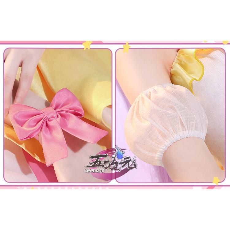 【新品・未使用】三分妄想 プリパラ 真中らぁら コスプレ衣装 ウィッグ付き M 三分妄想 プリパラ 真中らぁら コスプレ 衣装 ウィッグ·靴追加可
