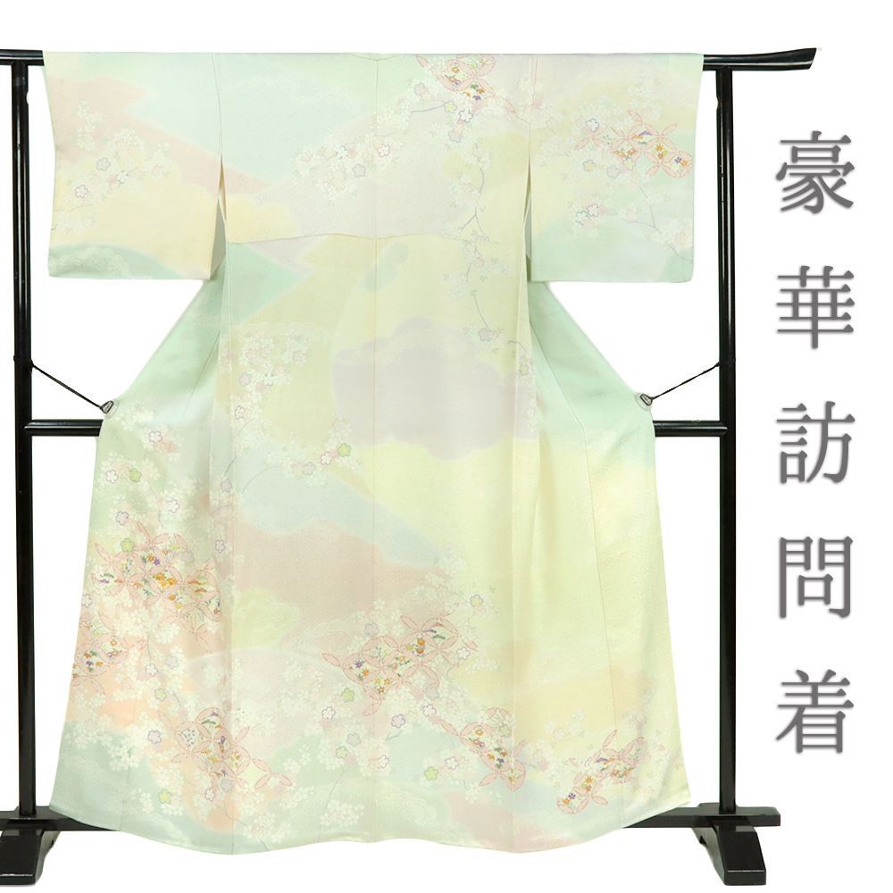 おもち様専用【七五三7歳】正絹・晴着・薄紫グラデ×金駒刺繍 ・鴛鴦