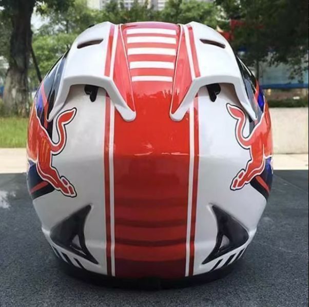 オンロード用ヘルメット レッドブルー