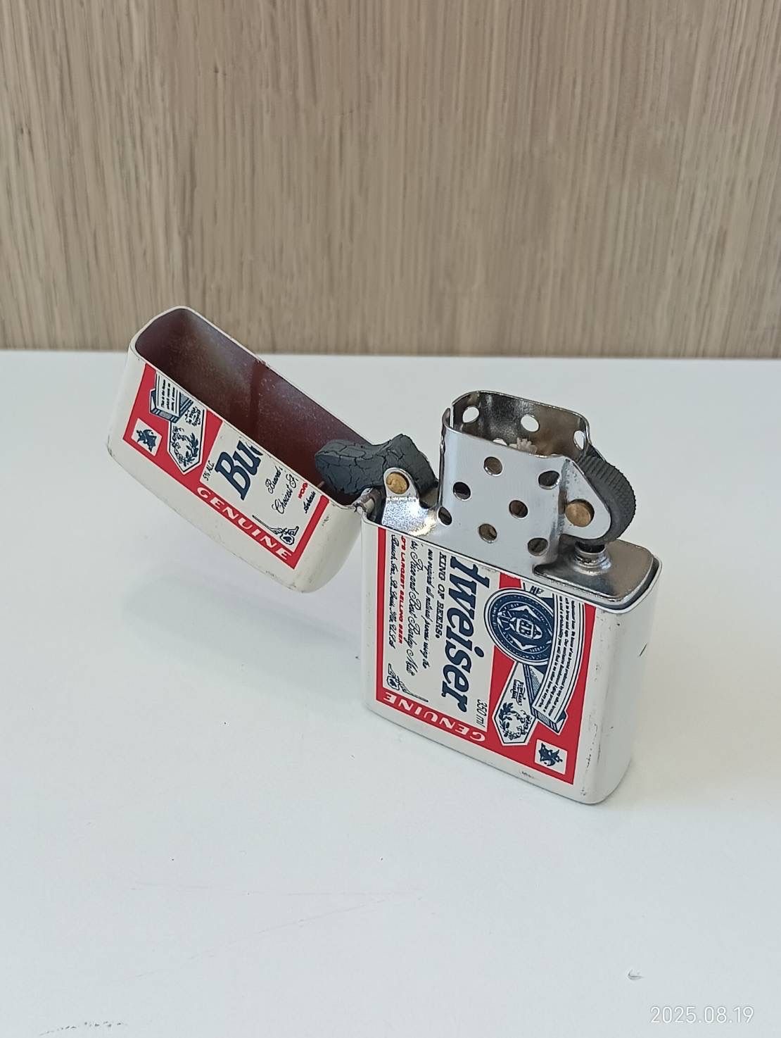 中古品】 Budweiser バドワイザー オイルライター ジッポー 喫煙