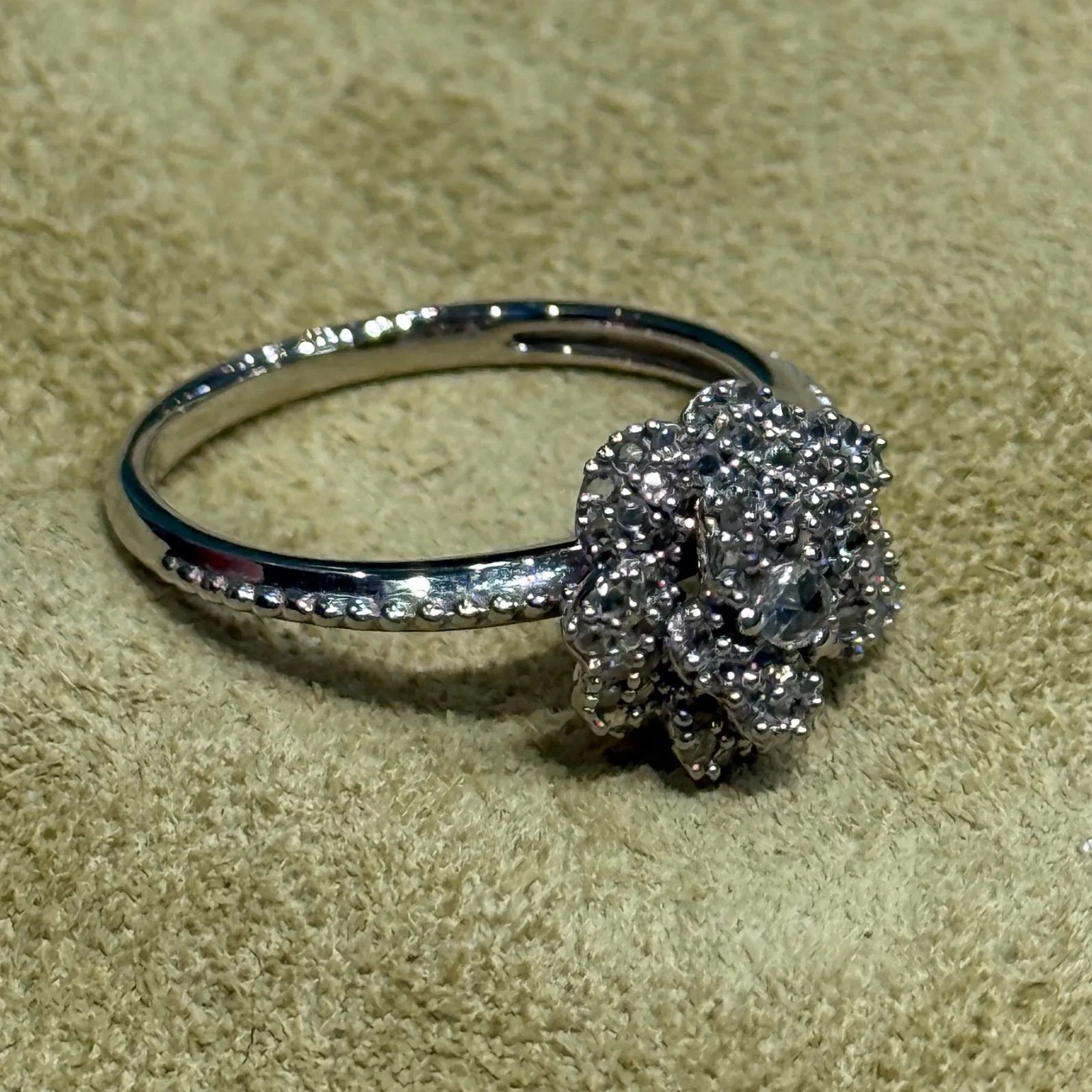 gstv K18WG ダイヤモンド リング D 約0.30ct K18WG ダイヤモンド リング 0.30CT（GSTV K18WG ダイヤモンド
