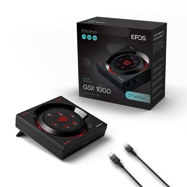 EPOS ゲーミング PC オーディオアンプ GSX 1000 2nd Edit - www 