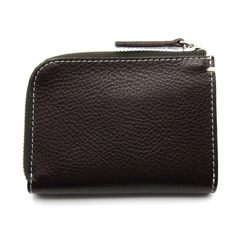 土屋鞄製作所 ツチヤカバン ミニ財布 ハンディLファスナー バケッタミリングレザー A25A0025550422 ダークブラウン 24005537