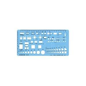 （まとめ）ステッドラー テンプレート 976 07 レイアウト
