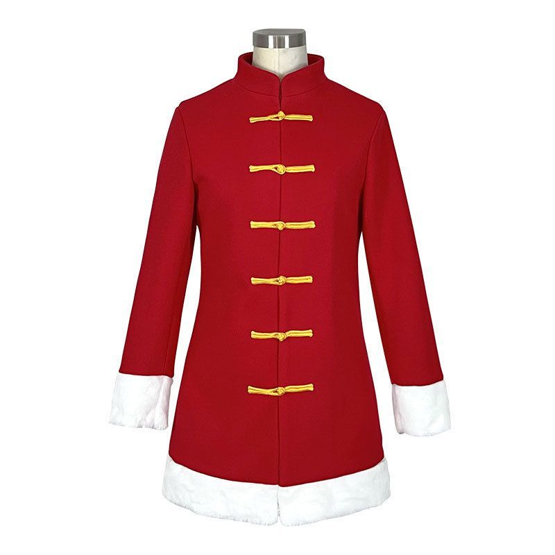 銀魂 神楽 冬服 コスプレ コスチューム セット 毛呢 冬コート K191