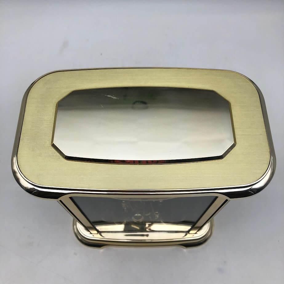 【美品】セイコー　置時計　天然石　置物　インテリア　工芸品　美術品　A4007 美品】セイコー置時計天然石置物インテリア工芸品美術品A4007