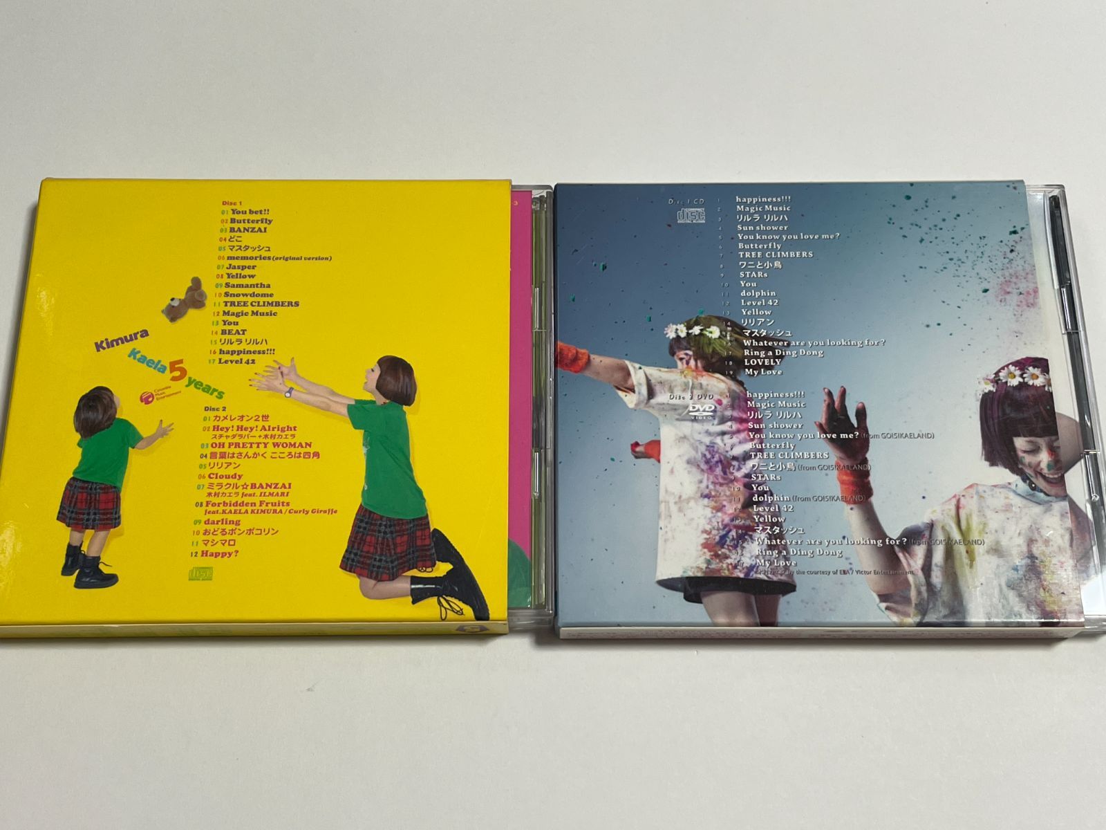 CD 木村カエラ ベスト・アルバム 2枚セット まとめ売り 『5years（初回限定版2枚組）』『10years[DVD付初回限定盤]』