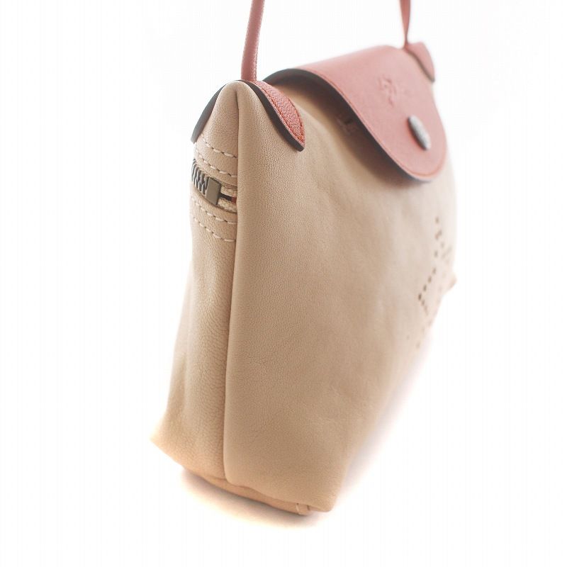 ロンシャン LONGCHAMP ANA機内限定 ルプリアージュ キュイール ミニ