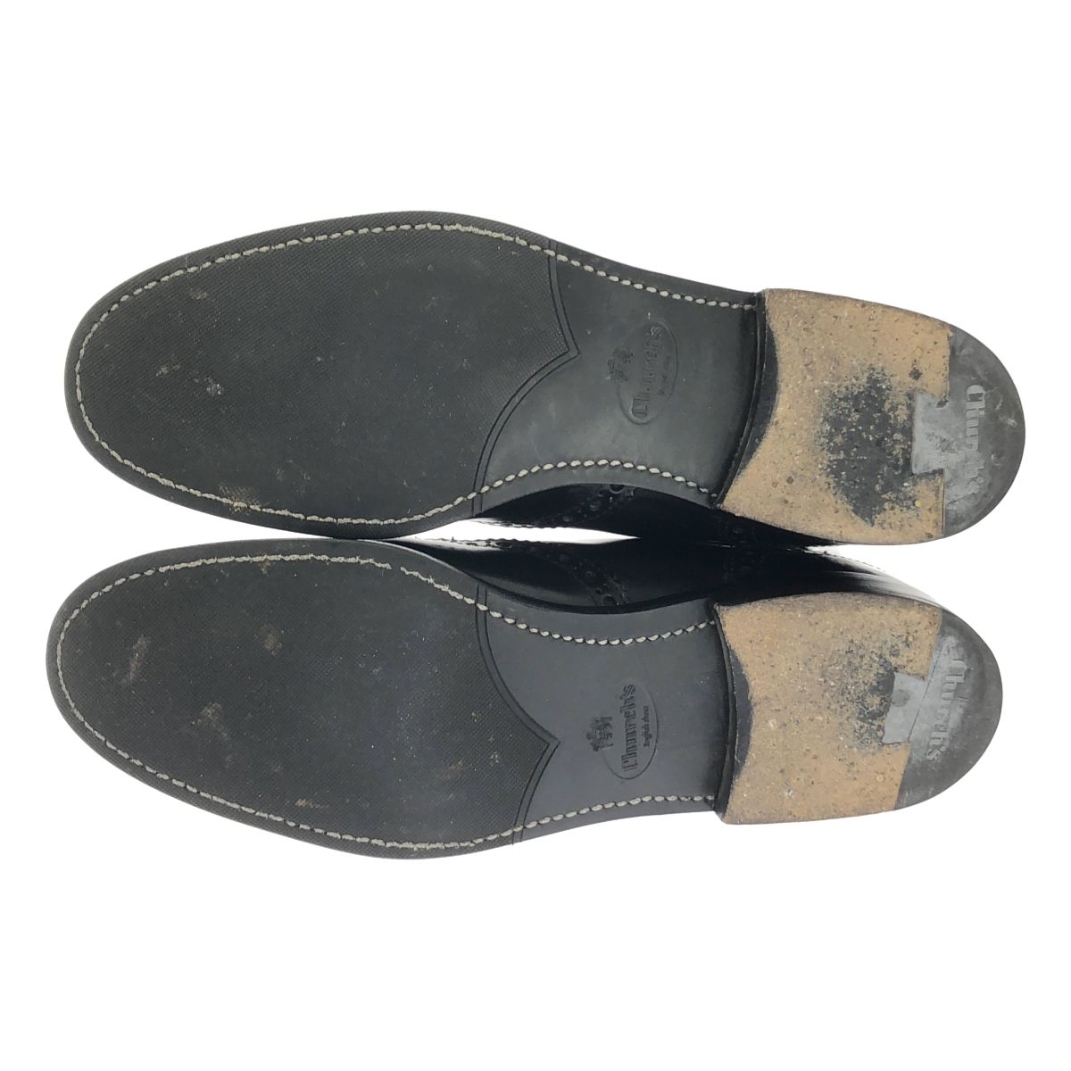 【激安大特価！】 Church s チャーチ KETSBY ケッツビー レザー サイドゴア ウイングチップ チェルシーブーツ 36 ブラック レディース 激安