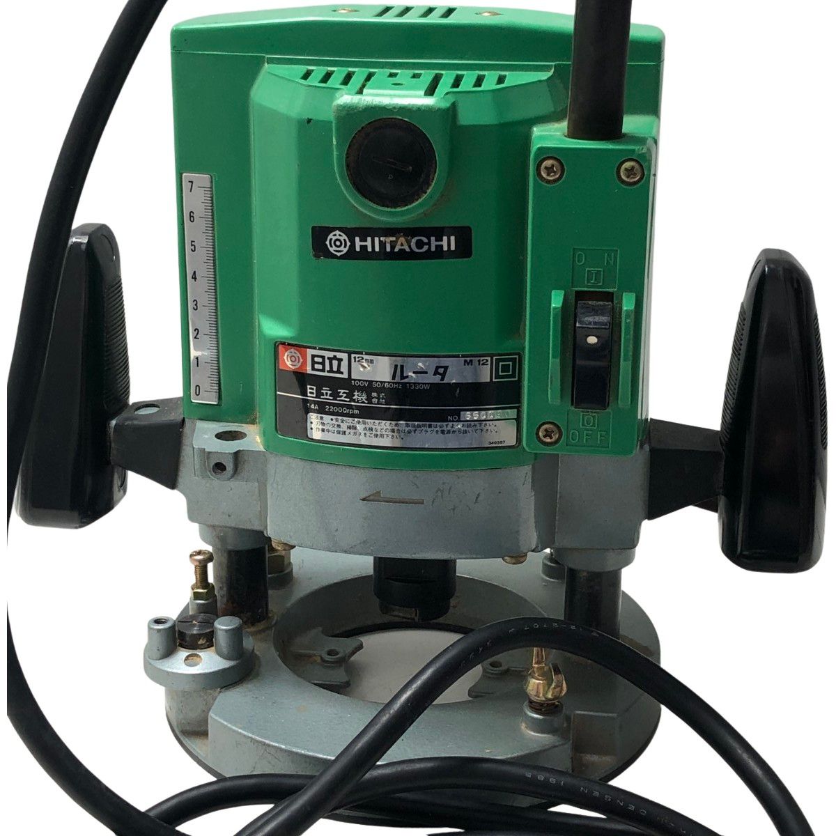 日立工機（HITACHI） 電動ルーター 12mm M12 HITACHI 日立工機 日立