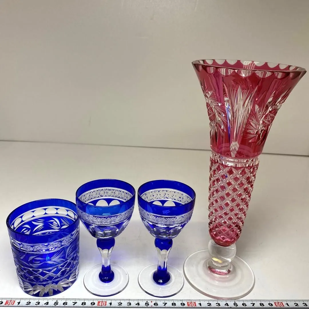 激レア品　バカラ手彫切子カットグラス5客　共箱　東Y7-0918⭐︎1Fトニウサ 2025年最新】手彫切子の人気アイテム - メルカリ 激レア品 バカラ手彫