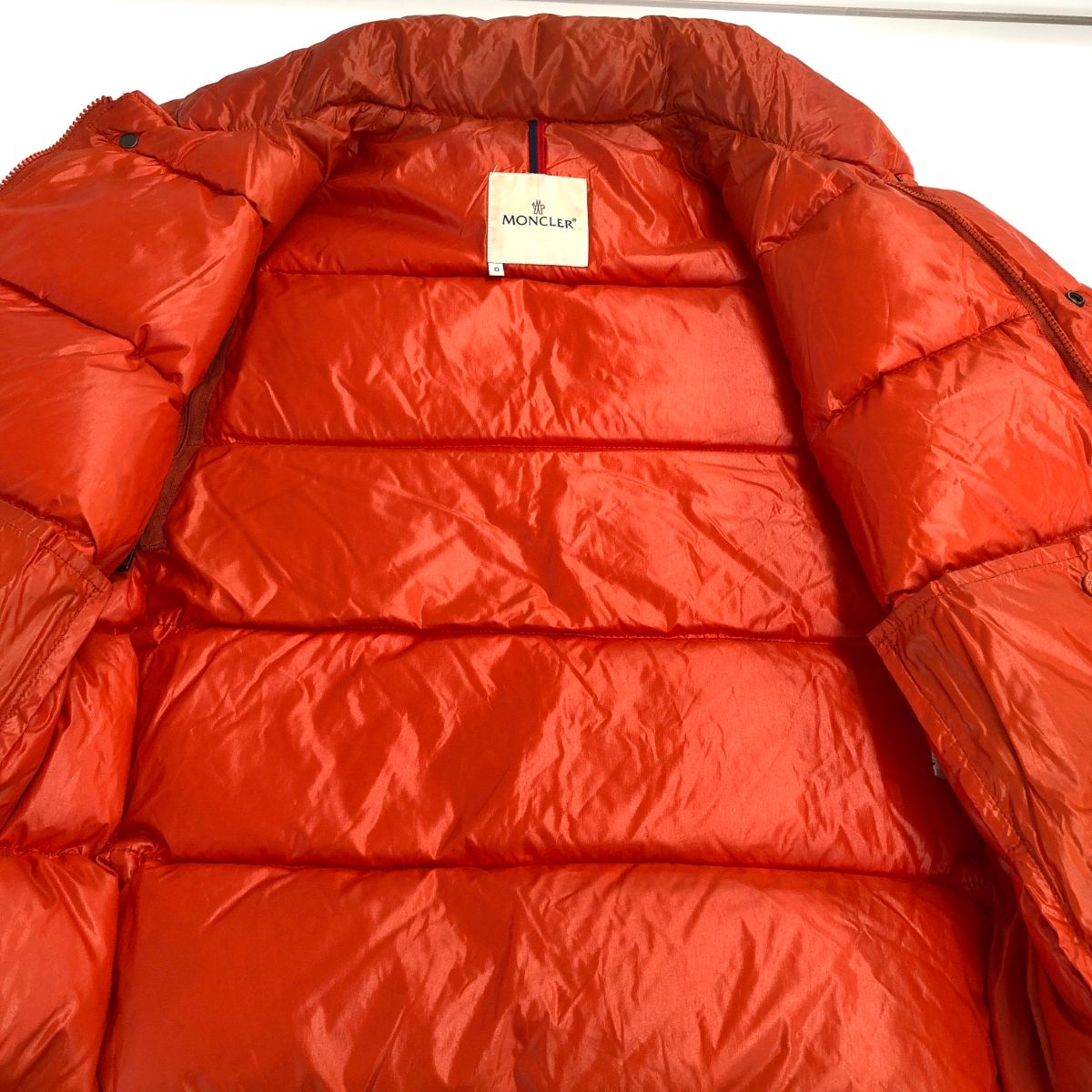 MONCLER モンクレール ダウンジャケット サイズ:0 オレンジ メンズ 