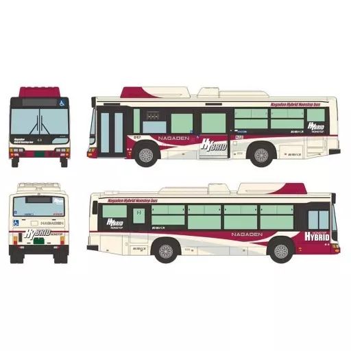 中古】鉄道模型 1/150 JB081 長電バス 「全国バスコレクション