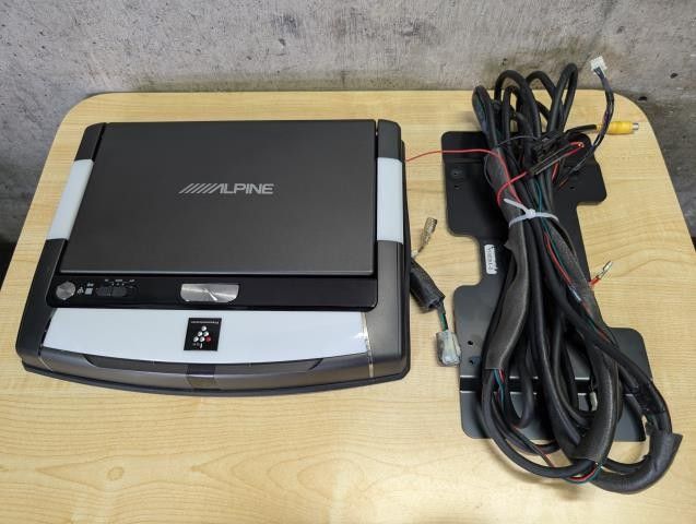 アルパイン フリップダウンモニター PCX-R3500 取り付けキット付き