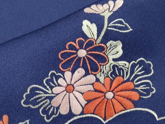 平和屋-こころ店□極上 訪問着 総刺繍 松竹梅人物風景草花文 金糸