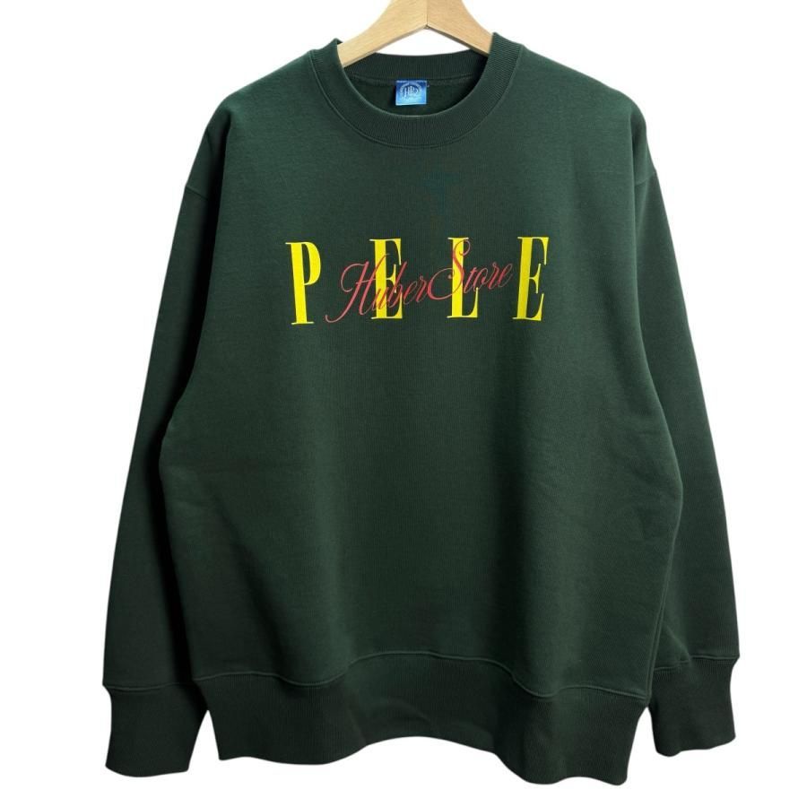 美品】サイズ【M】ヒューバーストア HUBERSTORE 25SS／ PELE Crewneck 