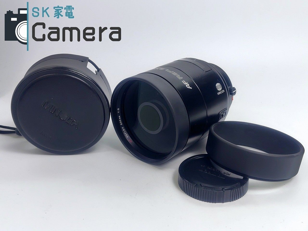 中古】 MINOLTA AF REFLEX 500mm F8 ミノルタ 光学良 NORMAL ND4x 