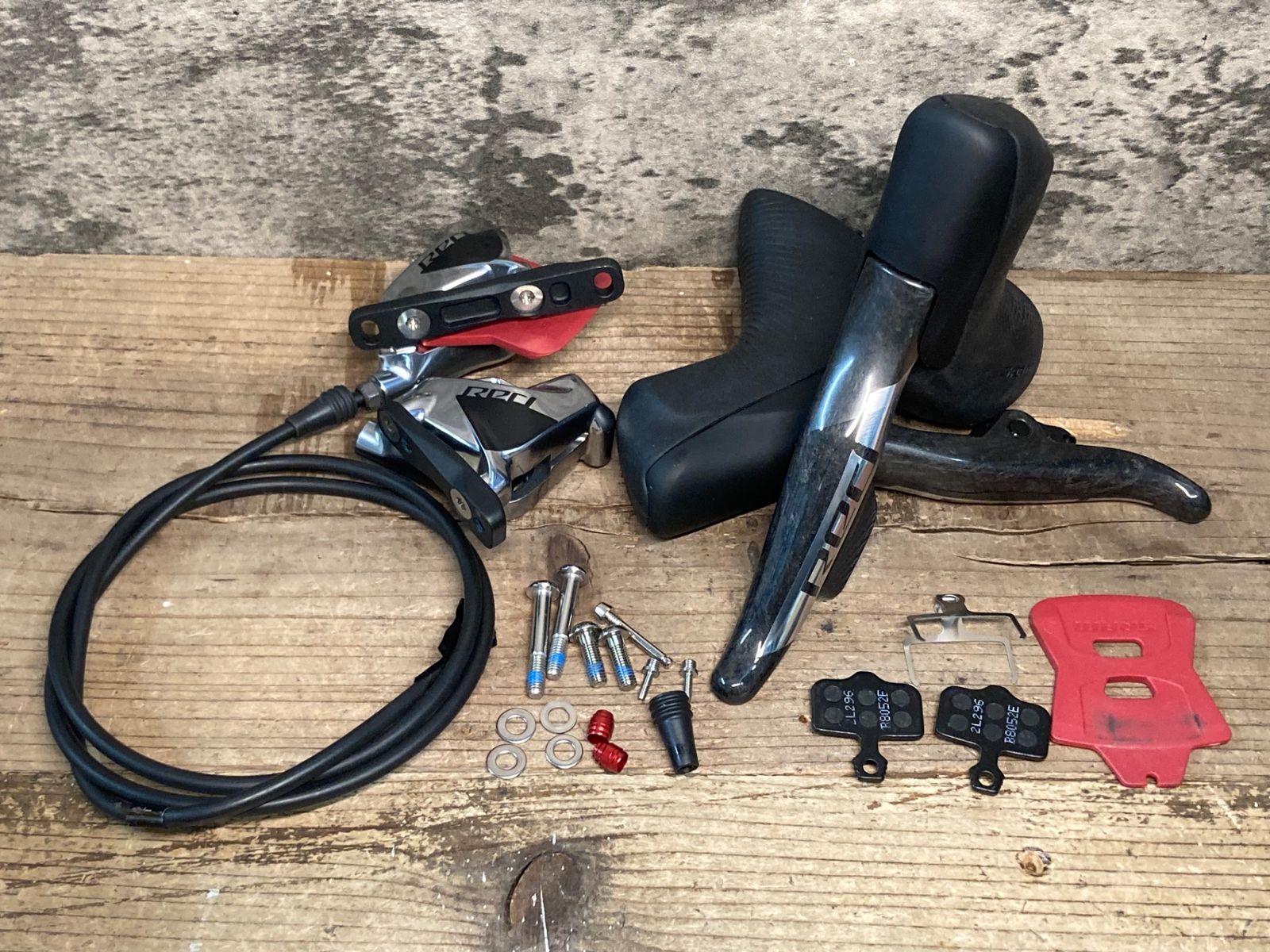 JK386 スラム SRAM レッド RED eTap AXS HRD D1 レバー ブレーキ 2x12S 油圧 電動